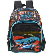 Mochila Hot Wheels Preta (Brinde Carrinho)