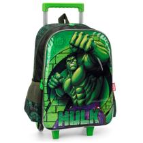Mochila Hulk Avengers Preto e Verde - Luxcel 46x34x19 cm Mochila Hulk Avengers Preto e Verde - Luxcel 46x34x19 cm