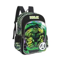 Mochila Hulk De Costas Marvel Infantil Luxcel Com Luva Hulk Mochila Hulk De Costas Marvel Infantil Luxcel Com Luva Hulk