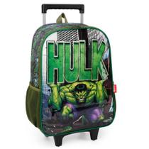 Mochila Hulk Marvel Preto - Luxcel - 47x30x15 cm