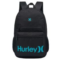 Mochila Hurley Button Blue Preto