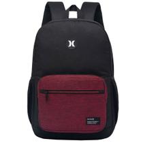 Mochila Hurley Color Preto Vermelho