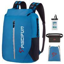 Mochila impermeável Dry Bag Piscifun 30L azul claro