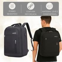Mochila Impermeável Executiva Escola Universidade Trabalho Ideal Notebook Material Saída USB Fone