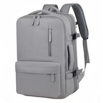 Mochila Impermeável Expansível Notebook Viagem Executiva Escolar Reforçada Grande Capacidade com Porta USB Unissex Mochila Impermeável Expansível Notebook Viagem Executiva Escolar Reforçada Grande Capacidade com Porta USB Unissex