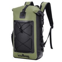 Mochila impermeável Iculbag Dry Bag 30L Roll-Top Green Mochila impermeável Iculbag Dry Bag 30L Roll-Top Green