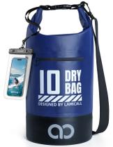 Mochila impermeável Lamicall Dry Bag 10L/20L com capa de telefone
