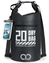 Mochila impermeável Lamicall Dry Bag 20L com capa de telefone 10L/20L