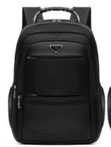 Mochila impermeável multifuncional masculina puxador de aço - COR PRETO Mochila impermeável multifuncional masculina puxador de aço - COR PRETO