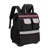 Mochila impermeavel para ferramentas base emborrachada e reforcada bolsa refletiva motoboy multiuso - Tempo Real