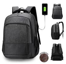 Mochila Impermeável para Notebook c USB Bolsa Reforçada 43cm