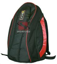 Mochila Impermeável Porta Notebook Preta C/ Vermelho Capa Chuva M Mochila Impermeável Porta Notebook Preta C/ Vermelho Capa Chuva M