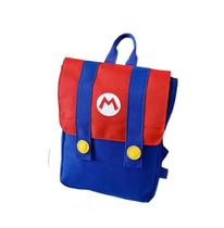 Mochila Impermeável Super Mario Bros Luigi P/ Criança Nylon