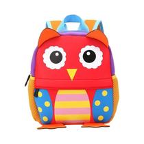 Mochila Infantil 3D com Desenhos de Animais - Para Crianças de 2 a 5 Anos