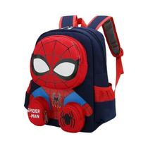 Mochila Infantil 3D Do Homem-Aranha Cosplay Super-Heróis Bolsa Escolar Viagem Presente Para Jardim
