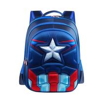 Mochila Infantil à Prova d'Água de Nylon - 3 Compartimentos para Crianças de 3 a 12 Anos - Star