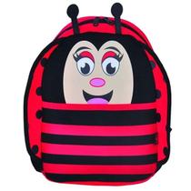 Mochila Infantil Abelhinha Bebe Creche Escolinha Costas Tam P
