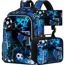Mochila Infantil AGSDON 17" con Set de Fútbol Resistente al Agua Mochila Infantil AGSDON 17" con Set de Fútbol Resistente al Agua