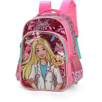 Mochila Infantil Barbie G Pink