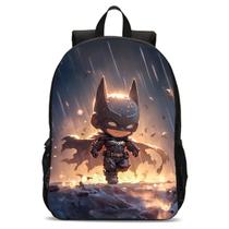 Mochila Infantil Batmam Preta