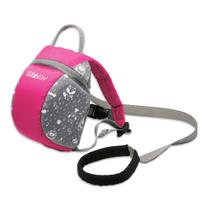 Mochila infantil bblüv Päk com rédeas ajustáveis, capacidade de 2 litros, rosa
