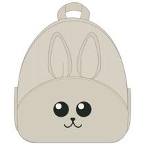 Mochila Infantil Bichimhos Em Veludo Coelho - Yins