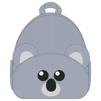 Mochila Infantil Bichimhos Em Veludo Urso - Yins