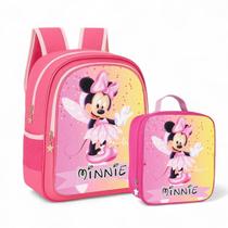Mochila Infantil Bolsa Escolar Feminina + Lancheira Térmica Menina