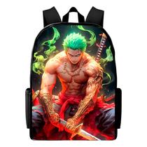 mochila infantil bolsa escolar one piece varias estampas desenhos animados
