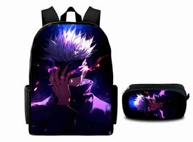 Mochila Infantil Bolsa Escolar Volta as Aulas Estampada com Estojo