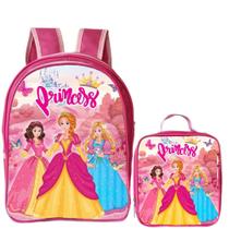 Mochila Infantil Bolsa Feminina Escolar + Lancheira Térmica Menina - Pikuka