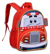 Mochila Infantil Bombeiro Animais Zoo Clio Pets Original