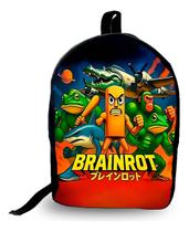 Mochila Infantil Brainrot Ideal Para Crianças Escola E Passeios E Presente