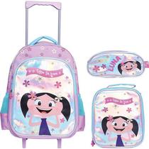 Mochila Infantil C/ Rodinha SHOW da Luna Tanta PERG 3PC (S