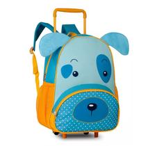 Mochila Infantil Cachorrinho Rodinhas Escolar Bolsa Clio Pet - Clio Style