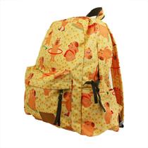Mochila Infantil Capivara Bolsos Escolar Divisorias Grande Bolsa Escola Unisex