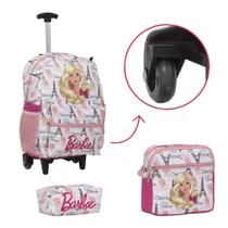 Mochila Infantil Carrinho Barbie Pre Escola Creche Reforçada