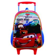 Mochila Infantil Carros 16" c/carrinho Ref 11630