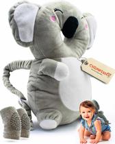 Mochila Infantil Chimpish Koala Wide Size com Proteção para Cabeça