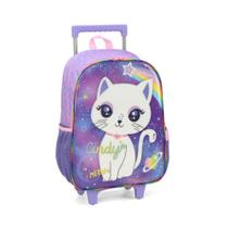 Mochila Infantil Cindy Roxa 33cm X 41cm X 13cm - 1kg