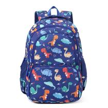 Mochila Infantil Cluci - Dinossauro Azul Impermeável (6 a 12 anos)