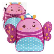 Mochila Infantil Com Alças - Borboleta Roxa