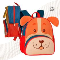 Mochila Infantil Com Alças Creche Escolar Passeio Bichinhos Pets Reforçada Mochila Infantil Com Alças Creche Escolar Passeio Bichinhos Pets Reforçada