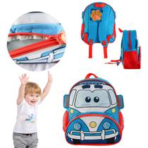 Mochila Infantil Com Alças - Fusca Policia