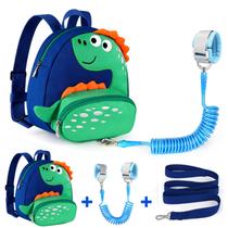Mochila infantil com arnês Acmor Cute Dinosaur de 1 a 3 anos Mochila infantil com arnês Acmor Cute Dinosaur de 1 a 3 anos