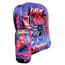 Mochila Infantil com Estojo Homem Aranha Heróis Marvel Escolar Kit Mochila Infantil com Estojo Homem Aranha Heróis Marvel Escolar Kit