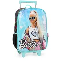 Mochila Infantil com Rodinha Barbie G Verde - 16 Polegadas Mochila Infantil com Rodinha Barbie G Verde - 16 Polegadas