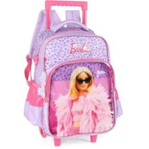 Mochila Infantil com Rodinha Barbie G Violeta C/ALCA