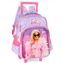 Mochila Infantil com Rodinha Barbie Violeta C/ ALÇA - 6931759260015