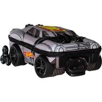 Mochila Infantil Com Rodinha Hotwheels Night Shifter Cinza